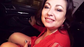 i can't believe this hot german milf risks public sex right in the city center with strangers watching