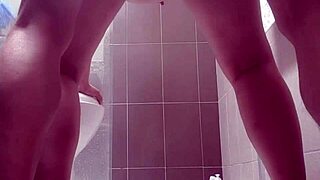 Fat BBW Milf Takes Doggystyle Pounding in Bathroom!