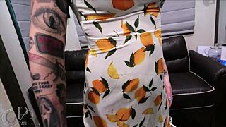 Sloppiest deepthroat blowjob for stepson's best friend ever!