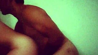 curvy blonde latina slurps then rides fat mature cock