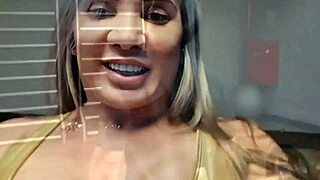 gym slut's marked pussy tempts for outdoor creampie with monster cock closeup