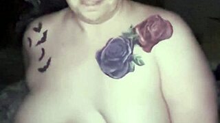 Chubby ginger's wet pussy rides daddy's thick cock hard