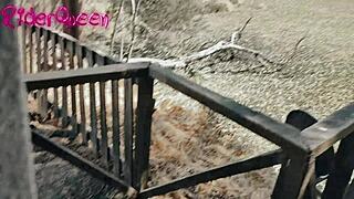 Riderqueen stepmom takes hard pounding from stepson