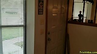 ms paris rose's strip-o-gram turns into ripped clothes doggystyle cum!