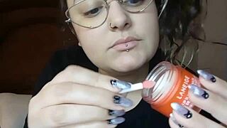 sweet thin glossy lips tease backstage secrets