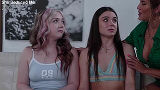 Dean seduces lingerie milf into wet pussy licking kissing