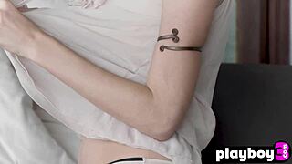 Petite Milf Teases Workout in Lingerie Rip