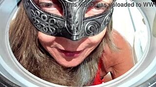 Stepmom Bent Over for Big Cock Assfucking During Laundry Duty