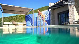 all natural milf julia north takes underwater anal pounding in pool