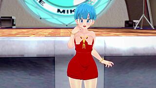 Busty milf in animated costume hD video